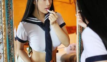 美媛馆 – 实在是太惊艳了！李七喜豹纹高清图片，脑海里都是画面。